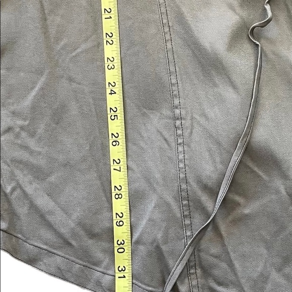 Knox Rose green long sleeve embroidered tie waist shacket size medium - Picture 15 of 15